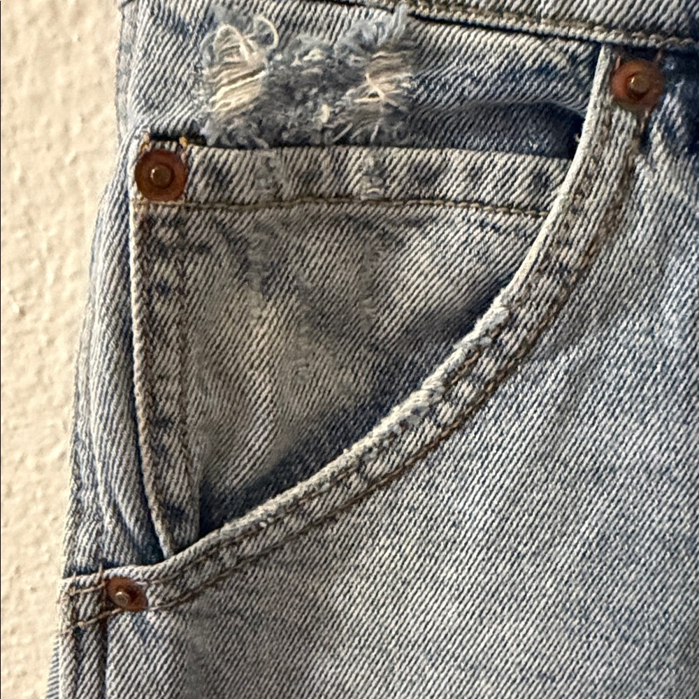 We The Free Light Blue Denim Skirt - Picture 5 of 11
